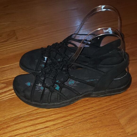 Skechers Black strappy sandals - Picture 3 of 7